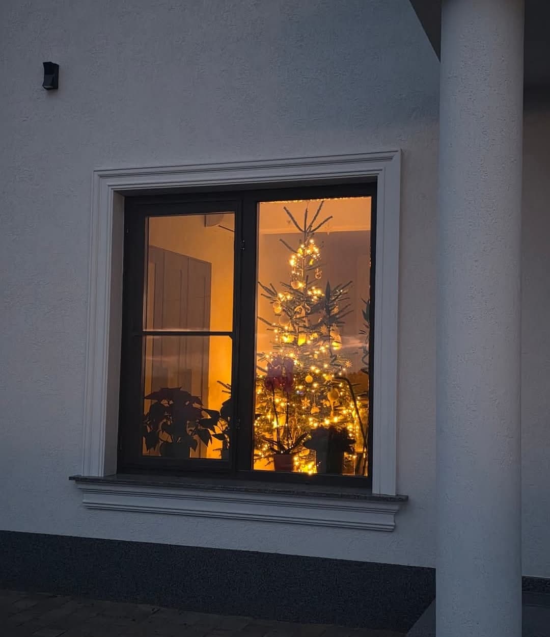 Fereastră caldă din Casa 2, în prima iarnă a noilor proprietari